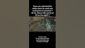 How to unlock white camo in warzone for mw2 and mw3 weapons #warzone #bo6 #shorts #fyp #gaming #like