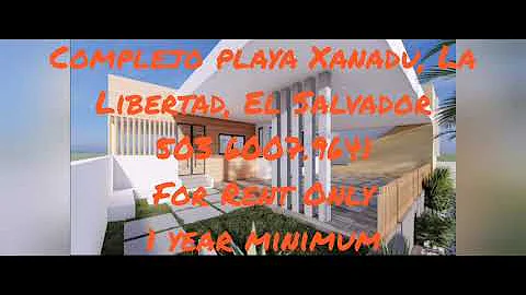 Residencial XANADU /LA LIBERTAD /EL SALVADOR 503 6...