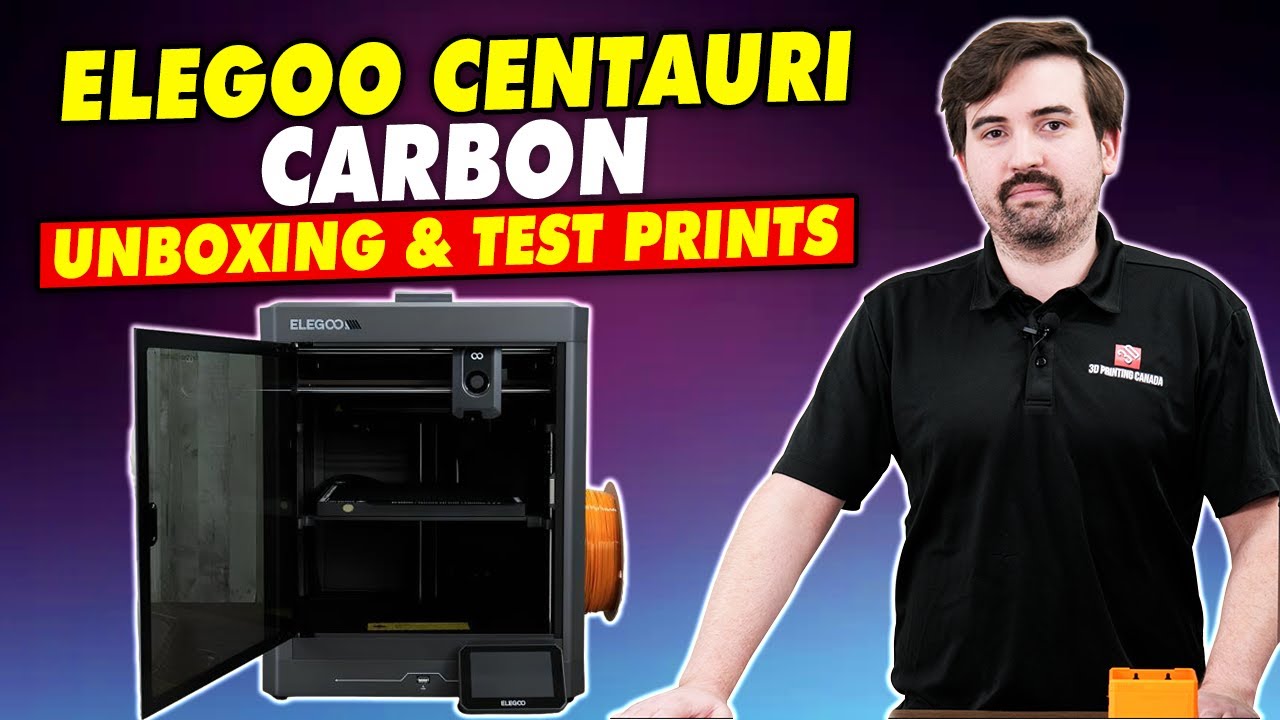Elegoo Centauri Carbon - Unboxing & test Prints