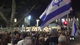 After a Month, Hostages' Families Ramp Up Pressure on Israeli Government | VOANews