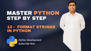 13 - String Formatting In Python | Python Tutorials For Beginners (Full Course) in (Urdu/Hindi)