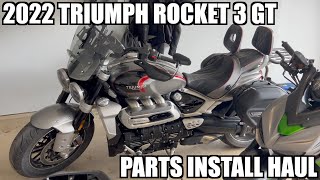 2022 Triumph Rocket 3 GT Parts Install Haul