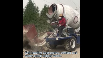 Self loading concrete mixer - TECUS MACHINERY
