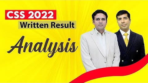 CSS 2022 Written Result Analysis | Mian Shafiq CSP | Waqas Iqbal | Study River