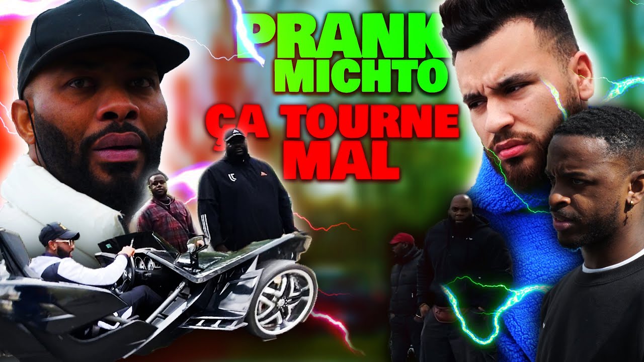 PRANK MICHTO QUI TOURNE MAL ! 😨 ( Boris becker se bat ! )