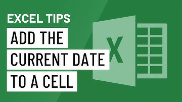 Excel Tip: Add the Current Date to a Cell