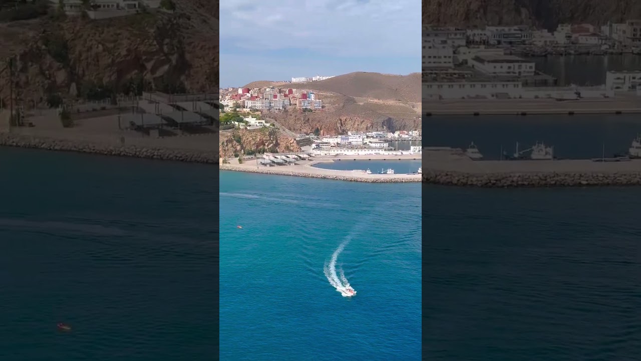 Mediterranean Sea and beach of Al Hoceima, Morocco