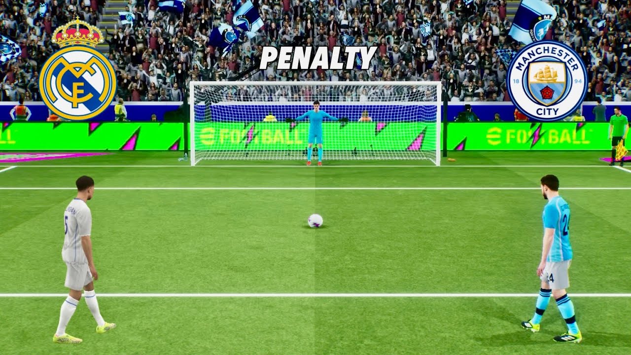 Real Madrid vs Man City Penalty Shootout | RMA vs FCB Match Highlights | eFootball