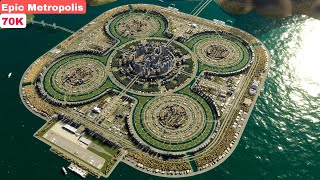 Circular Island Metropolis: Discover My EPIC DESIGN in Cities Skylines 2