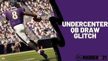 This is the Absolute Best and Glitchiest Run in Madden NFL 21| QB Draw Under center is a BEAST|