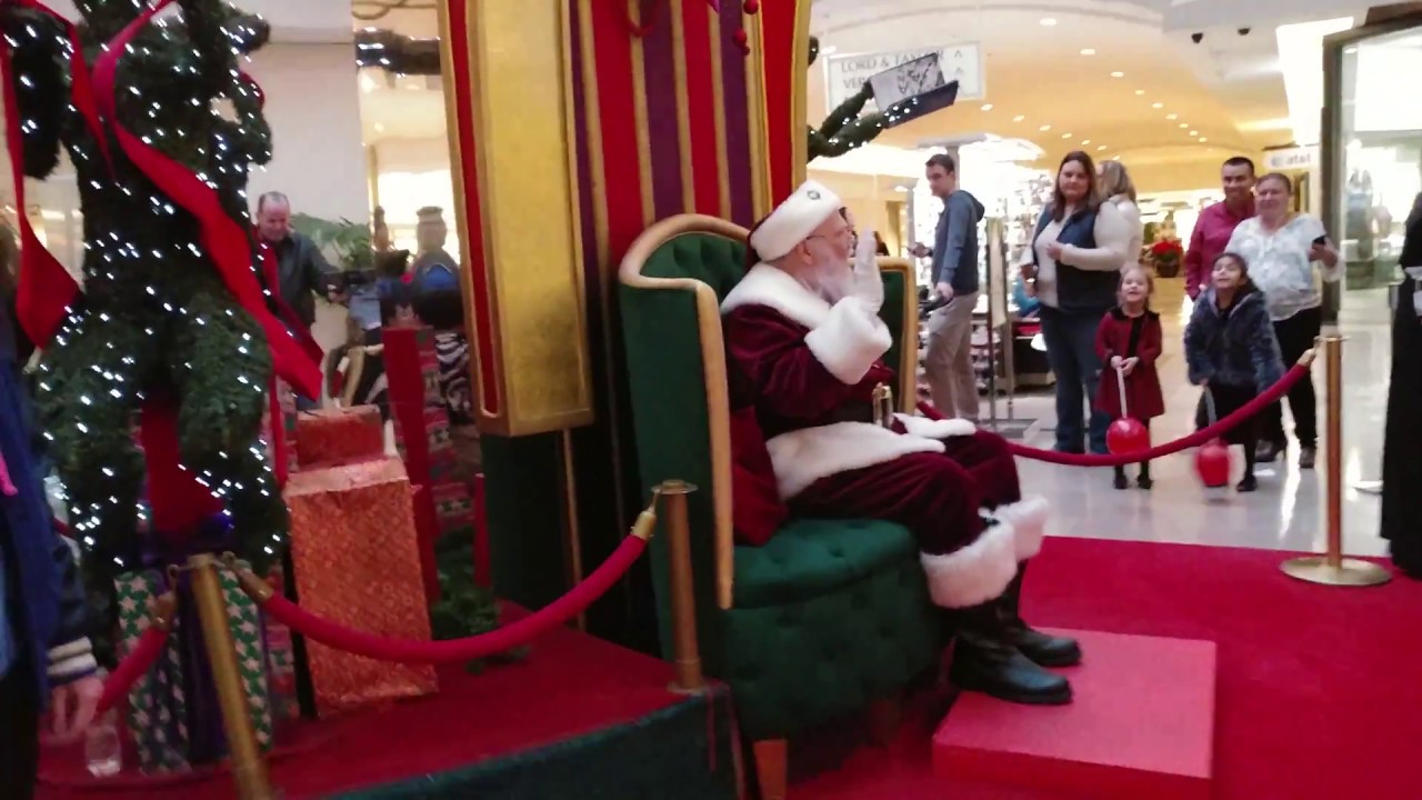 SANTA CLAUS IN BRIDGEWATER MALL YouTube