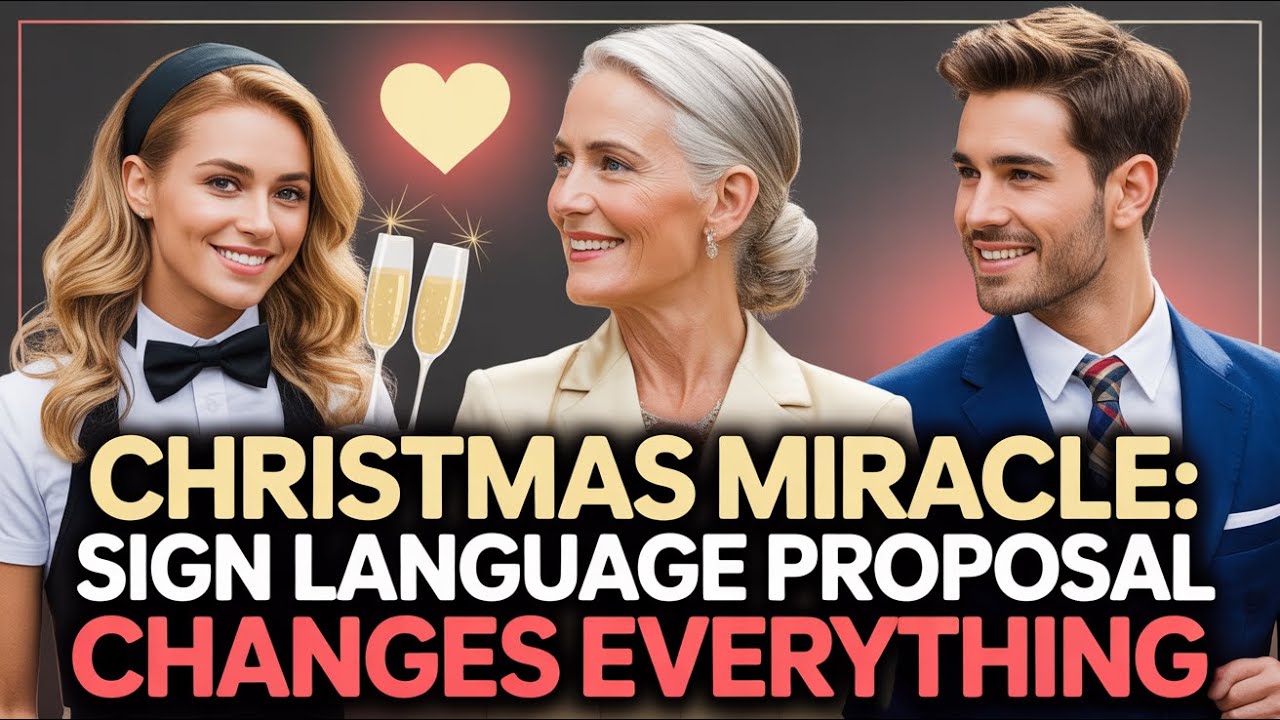 DISCOVERED AT CHRISTMAS: HOW A SIGN LANGUAGE PROPOSAL TRANSFORMED A BILLIONAIRE'S FAMILY FOREVER!