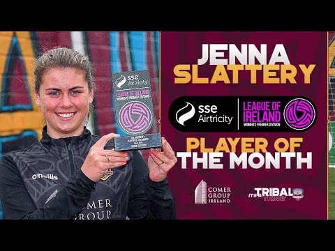 JENNA SLATTERY WINS THE PLAYER OF THE MONTH 🏆