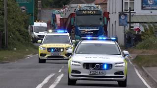 Police escort heavy 363 tonne abnormal load 🚓🚛