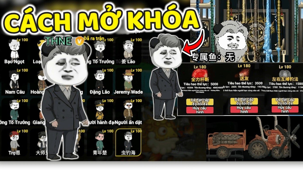 THNE PHÁT HIỆN CÁCH MỞ KHÓA LONG ĐIẾU HẢI 3 CHIÊU THỨC MỚI VÀ PHƯƠNG TIỆN TRONG CÂU CÁ VẠN CÂN