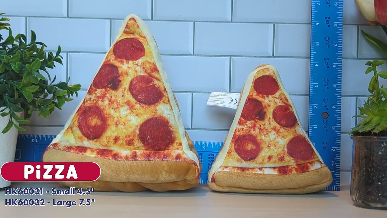 Pup-eroni Pizza - Plush Dog Toy - Huxley & Kent