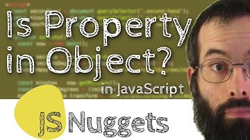 How to check if a property is in an object