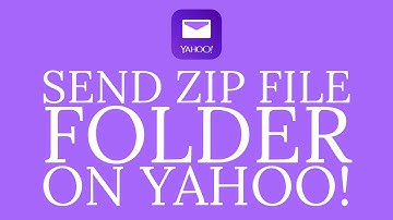 How to Send a Zip File Folder on Yahoo Mail?