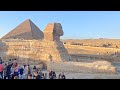 A walk around the great sphinx of giza  trip to cairo egypt 2021