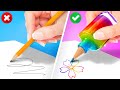 HOW TO IMPROVE YOUR DRAWINGS | Creative Painting Tricks And Satisfying Art Ideas
