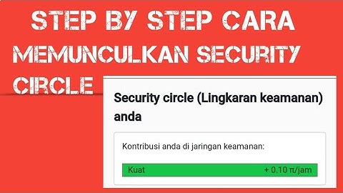 cara membuat security circle di aplikasi Pi network dengan mudah tanpa referal