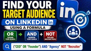 Información How to Find Your Target Audience on LinkedIn Using a Simple Formula Guía