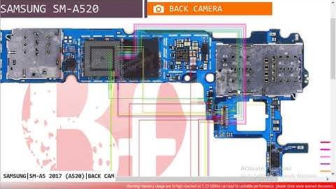 Samsung A5 2017 SM A520 BACK CAMERA Notwarking Error Not Open Problem Hardware Solution