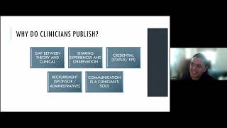 Scientific Sharing Session - Writing as a clinicians and writing toolkits