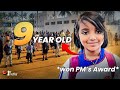 9yearold charvi receives a rousing welcome to her school after winning prime ministers award