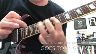 A7 string skipping tapping lick