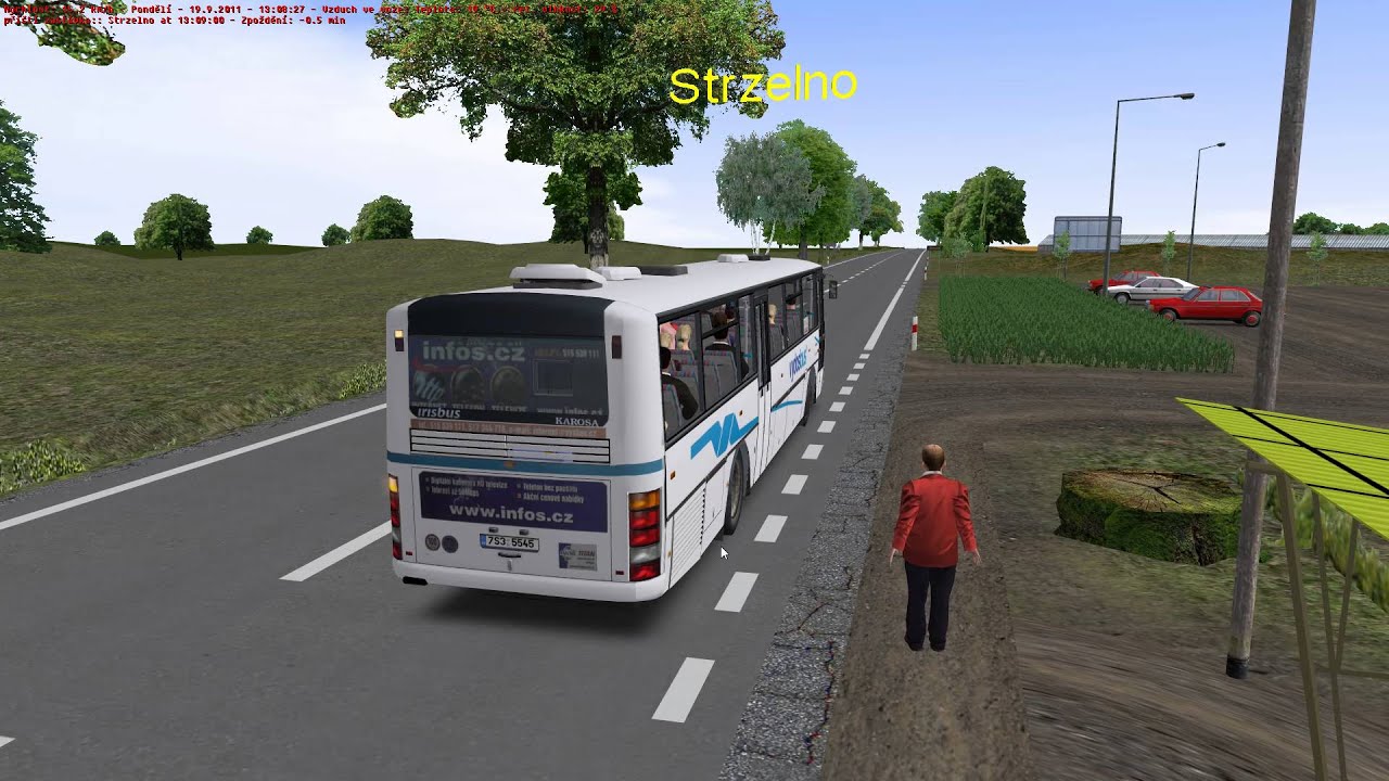 OMSI 2 Karosa C954E Fikcyjne Pomorze Grabowo Gdanskie - Kosakowo Dworzec