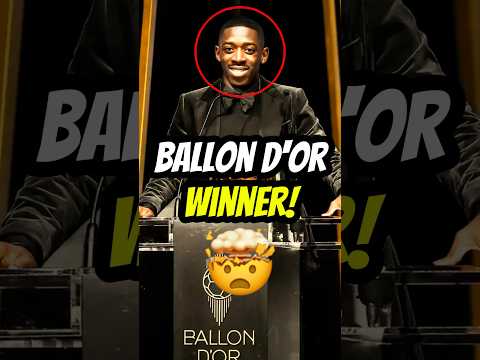 Dembele Is The 2025 Ballon D Or Winner Shorts