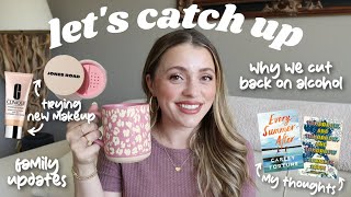 Coffee Chat + New Makeup // family updates, our 