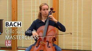 Bach Cello Suite No.4 in E flat, BWV1010 | LDSM 2019 Cello Masterclass with Raphael Wallfisch