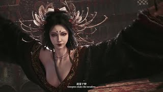 स्वॉर्ड्स ऑफ लीजेंड्स नई चीनी आत्माओं की तरह हैक एन स्लैश गेम बॉस लड़ाई screenshot 5