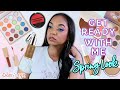 Get Ready With Me | SPRING LOOK | Oden's Eye SWATCHES, Pur, Coloured Raine + MORE!