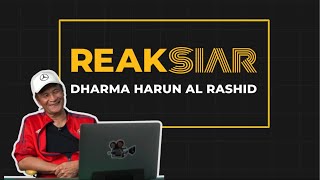 REAKSIAR : Reaksi Dharma Harun Al Rashid melihat kembali lakonannya dalam filem.