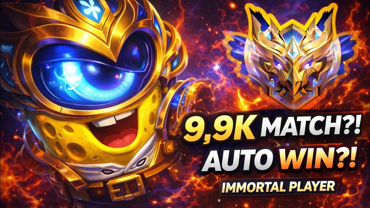 CYCLOPS 9,9K MATCH SOLO RANKED END SEASON | OPEN MABAR FREE & VIP #mobilelegends #mlbbcreatorcamp