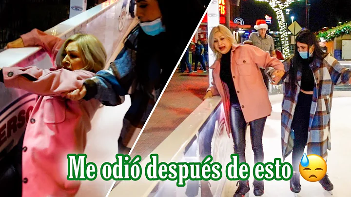 LLEV A MI SUEGRA A PATINAR EN HIELO POR PRIMERA VE...