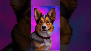 Pintura digital de tu querida mascota - Proceso de dibujo digital de un hermoso perro.