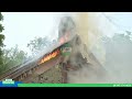 Structure fire on North Main Street in Harriman