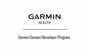 Garmin Health Solutions | Garmin Connect Developer Program
