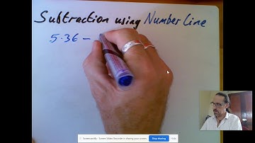 Subtract Decimals using a Number Line