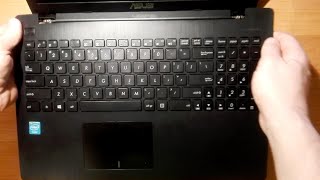 Как снять, поменять клавиатуру на ноутбуке Asus X553M