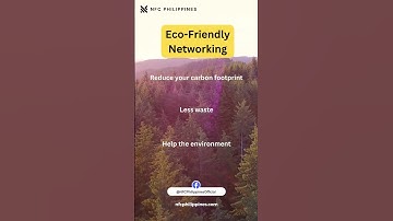 NFC Philippines | Eco-Friendly Networking Solutions #NFC #nfcbusinesscard #digitalbusinesscards