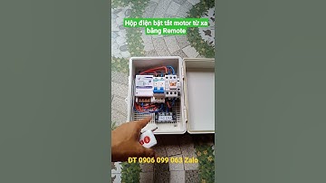 Tủ bật tắt motor tưới cây, xịt thuốc, rửa xe. #đktx  0906099963