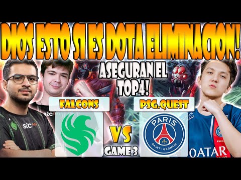 FALCONS VS PSG.QUEST BO3[GAME 3]ELIMINACION-ATF, SKITER, MALR1NE VS TA2000-RIYADH MASTERS 2024- DOTA