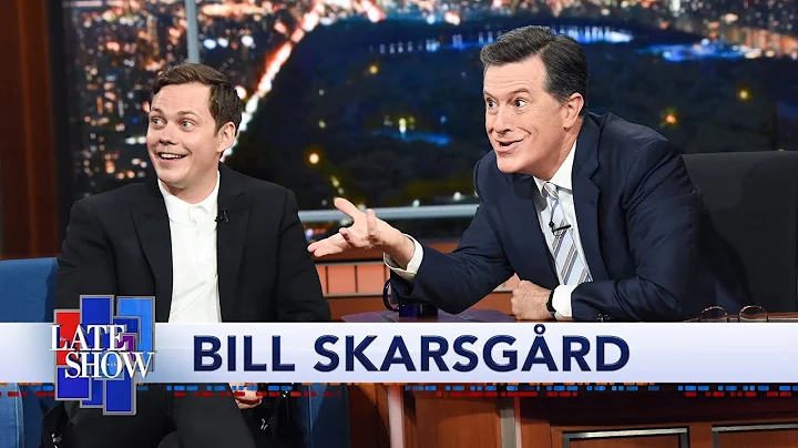 Bill Skarsgård Teaches Colbert The 'Pennywise Smile'