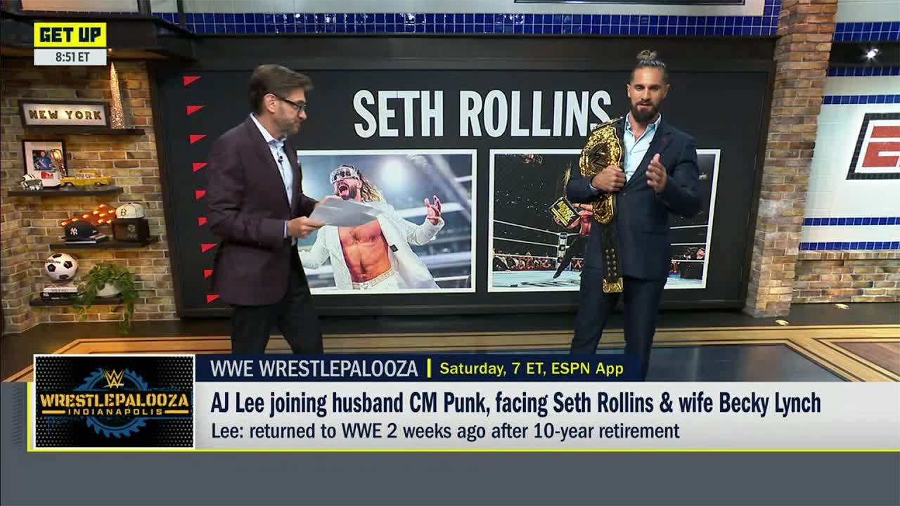 Seth Rollins gives a GLIMPSE into his Wrestlepalooza game plan 🗣️ 'LOCKED IN & READY!' 🔒 | Get Up Seth Rollins gives a GLIMPSE into his Wrestlepalooza game plan 🗣️ 'LOCKED IN & READY!' 🔒 | Get Up