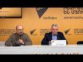 Пресс-конференция управляющего Домом Москвы в Ереване в центре Sputnik Армения